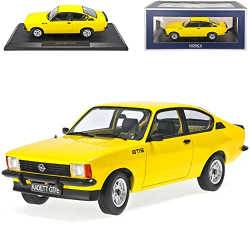 Norev Opel Kadett C GT/E Coupe Gelb 1973-1979 limitiert 1000 Stück Weltweit 1/18 Modell Auto