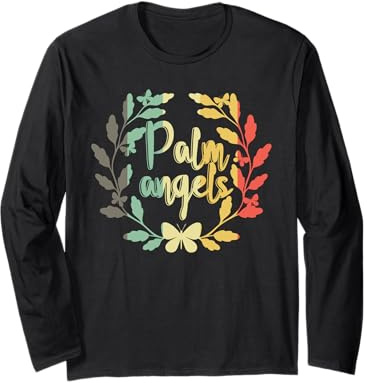 Palm Angels Butterfly Flower Lovers Long Sleeve T-Shirt