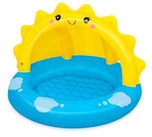 Bestway | Sunny DaysInflatable Shaded Kiddie Pool 1.01 m x 97 cm x 71 cm