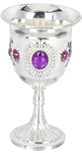 ABOOFAN 1pieza Copa De Vino Decorativa Cáliz Para Bar y Hogar Diseño Único Color Vaso Para Vino Blanco y Para Fiestas y Banquetes