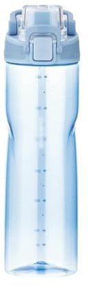 PWSHZ Water Bottle Botella de Agua Deportiva de plástico, Tapa con Boquilla Termo Tapa con Pajita, Tapa abatible a Prueba de Fugas for Escuela, Fitness y Oficina Bidon Ciclismo (Color : B