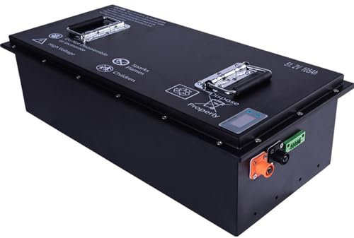 SSCYHT 72V, 48V, 36V, 56Ah, 80Ah, 105Ah, 160Ah Batería LiFePO4 batería para Carrito de Golf para Coche turístico de Cuatro Ruedas, batería de fosfato de Hierro y Litio,48v160ah