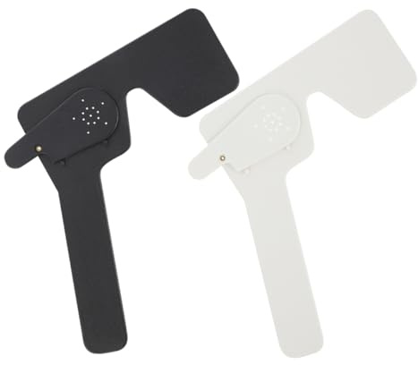 COLLBATH Prüfstab Augenverschluss aus Abs 2 Stück Ergonomisches Design Sicherer Augenschutz für Sehtest und Augenuntersuchungen Kompatibel mit Sehtafeln für Orthoptisten und Augenärzte