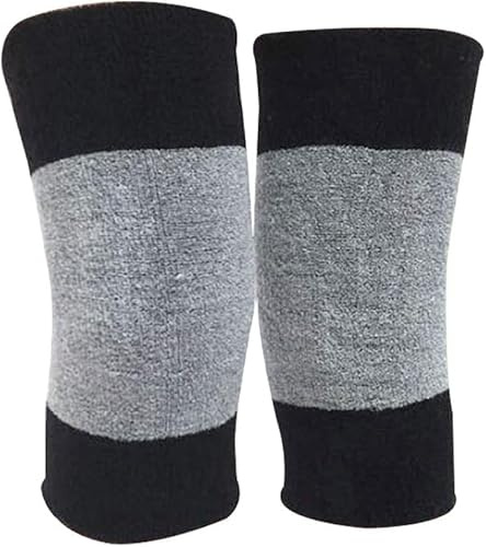 1 Paar Kaschmir Elastische Kniebandage Winter Kniewärmer Knieschützer Thermo Knieorthesen Warme Kaltes Knie Kniemanschette Therapie Knieschoner Knie Arthritis Gelenkschmerzlinderung für Damen Herren