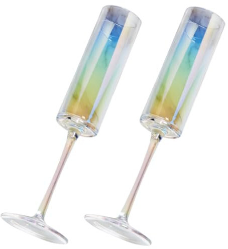 PHENOFICE 2stücke Bunte Gläser Für Cocktails Und Wein Elegantes Design Für Partys Und Hochzeiten Stabil Und Vielseitig Einsetzbar Haushalt Restaurant Und Bar