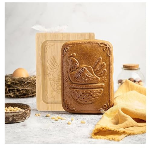 Biscuit,Wooden Cookie Molds,Wooden Pet Snack Mould, Push Type Biscuit, 3D Animal Image Design, Wooden Biscuit Mould, Suitable for Baking