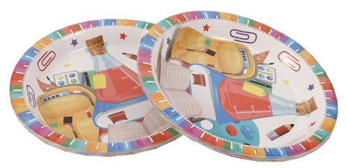 GAROZATION 16stücke Papier Platten Für Haushalt Party Essteller Und Lebensmittelteller Aus Papier Praktische Einwegteller Für Festessen Und Zusammenkünfte