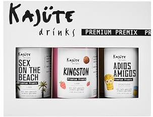 Kajüte drinks | Cocktails ready to mix | schnell frisch trinkfertig selber mixen | mit natürlichen Zutaten | bis zu 10 Partygetränke pro Flasche | in versch. Sorten (Geschenkset Summer)