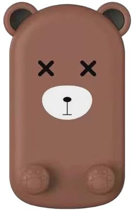 Liakyunf Soporte para Teléfono De Escritorio - Soporte Plegable para Móvil En Mesa,Soporte Ajustable con Decoración De Oso Tierno para Tablets Y Smartphones