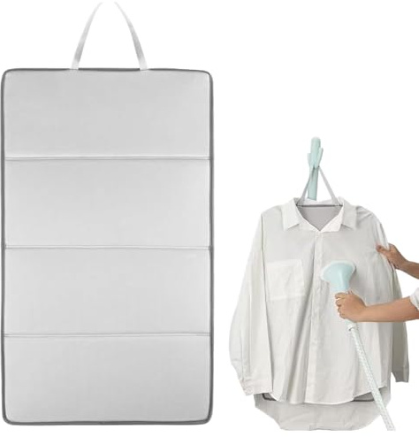 Genérico Tabla para Plancha De Vapor | Panel Plegable Vertical,Tabla De Planchar Colgante,para Dormitorio Hogar Lugar De Trabajo Armario Rutina Apartamento Lavandería Hotel Viaje Exterior