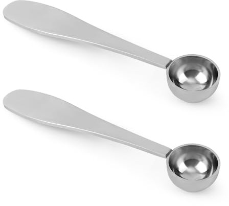 2 Piezas Cucharas de Matcha, Cucharas Medidoras Acero Inoxidable de 1 Gramo para Medir Polvo Matcha, Fáciles Limpiar y Aptas para Lavavajillas