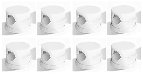 Supporti per Cavi Organizer Gestione Cavi scrivania Set 8 Pezzi Supporto Adesivo Rotante 360° a Molla per Cavi di Ricarica Telefono Comodino Ufficio casa