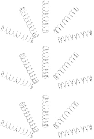 POPETPOP Ressorts de Compression pour Recharges Stylo à Bille 0,4 X 4 X 20 Mm, Acier Inoxydable, Lot de 40 Pièces, Accessoires Bureautiques Polyvalents pour Stylos Rétractables et Usage