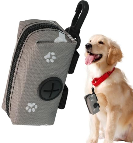 Dispensatore di sacchetti di , distributore di sacchetti di ,Sospetto di rifiuti per contenitore per animali domestici - Porta con gancio portatile per tasca per rifiuti