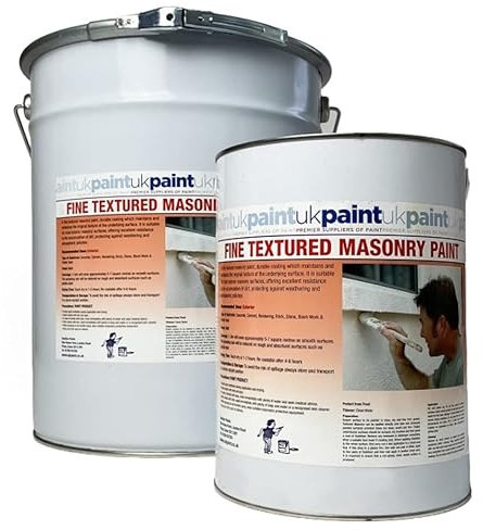 Masonry Paint - Light Grey - 20lts - Trade Fine Textured