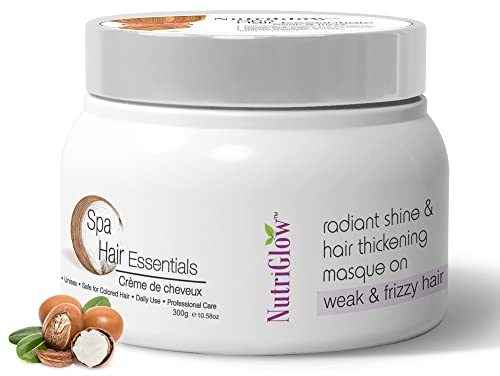 Nutriglow Hair Spa Cream with Volumizing & Shine Lock Formula for Weak & Frizzy Hair, 300G