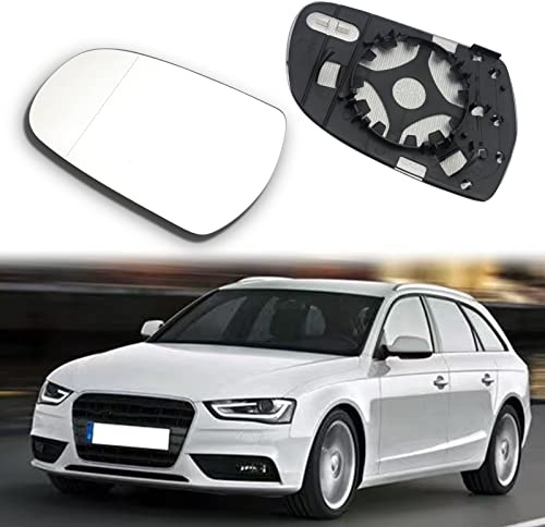 BONRYAN 8K0857535F Ersatzspiegelglas linker Seitenspiegel asphärisch für Audi A3 8P A4 8K A5 8T