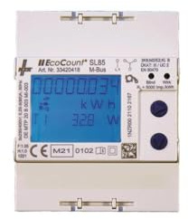 Compteur électrique rail DIN 85A M-Bus, MID - Compteur spécial kilowattheure