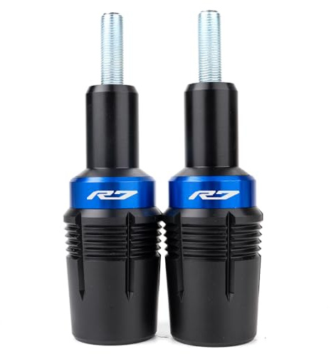 MOWOK Frame Sliders for Yamaha R7 YZFR7 2021 2022 2023 2024 2025 2026 Motorcycle Accessories Crash Protection pad Bobbins Pad Falling Protector Frame Sliders YZF-R7 (Blue)