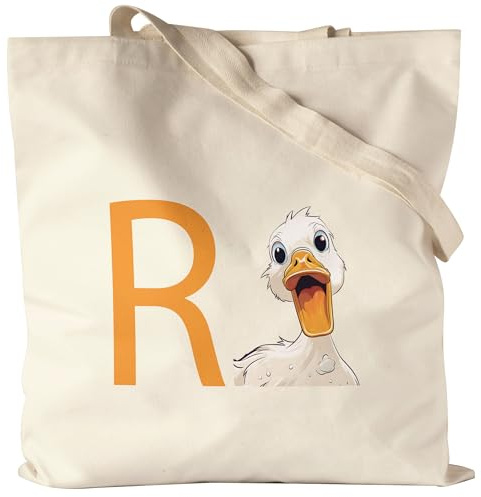 Hey!Print R Ente Jutebeutel Rente Geschenk Ruhestand Humorvolles Design