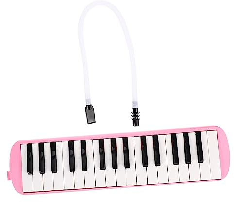 OFFSCH Professionelle Melodica Für Junge Mädchen Und Erwachsene Tragbares Musik-instrument Für Anfänger Hochwertige Verarbeitung Für Training Und Auftritte Rosa