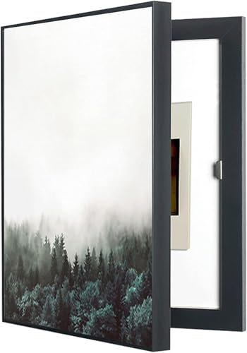 Sicherungskasten Abdeckung Schrankdekoration GemäLde Verbergen, StromzäHler Abdeckung Moderne Dekorative Stromkasten Abdeckung, Abnehmbarer StromzäHlerkasten(A,40 * 50CM)