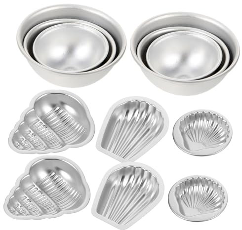SHINEOFI 12stücke Aluminiumlegierung Badekugel Formen Diy Salzball Formen Shampoo Pressformen Seifenformen Multifunktionsformen Bastelformen Kugelformen Für Heim Und Profigebrauch