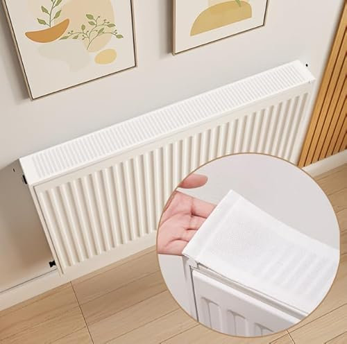 Radiator Cover, Slatted Grill Slats Dust Cover Radiator Pad, Radiator Dust Cover To Block Decorative, Designed With Breathable Mesh, For Radiator(200cm)