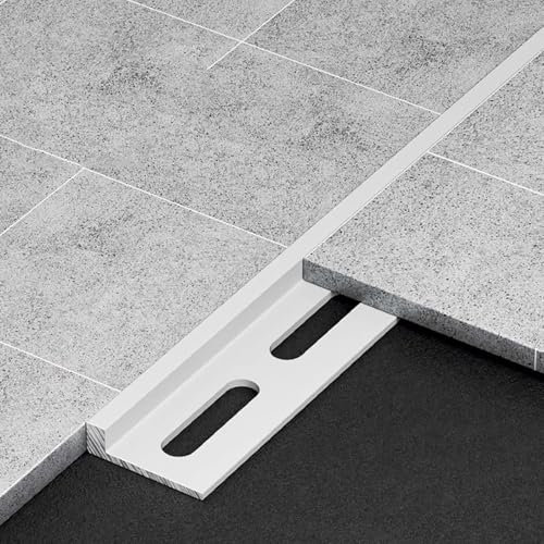 WJYWX Profilo per Piastrelle, Realizzato in Lega di Alluminio Profilo Quadrato della Guida per Piastrelle, 90CM*3 Pezzi Striscia Finale della per La Protezione dei Bordi(Flower White,3.5mmx0.9m)