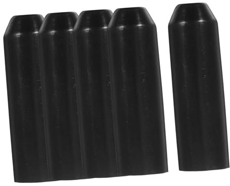 KICHOUSE 5piezas Tapas Termorretráctiles Para Cables Eléctricos Fundas Protectoras Negras Aislamiento De Extremos De Cables Reparación De