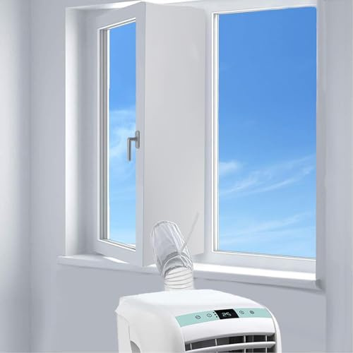 Klimaanlage Fensterabdichtung, Mobile Klimaanlage Fensterabdichtung, Wäschetrockner, Abgabe Lufttrockner, Ablufttrockner zum Anschließen von Fenstern, Dachfenstern, Flügelfenstern (4m)