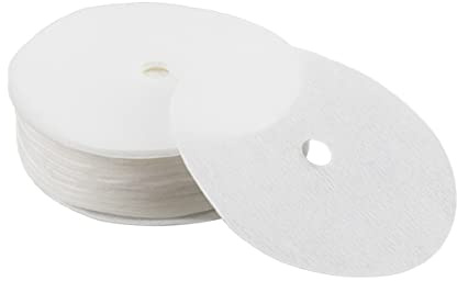SOPOTUTU 100 pièces Filtre à Café Rond Papier pour Préparation de Café Outil Chaleur Odeur