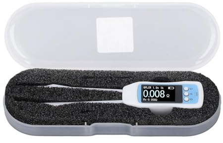 Multimètre Numérique Pinces, Testeur Multifonction Résistances Condensateurs Inductances Diodes, Écran IPS 1,14 Pouces, Batterie Longue Durée - Mesures Précises 100Hz-10kHz, Chargement