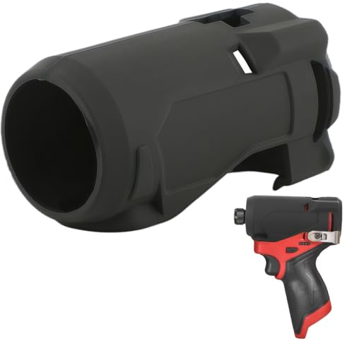 TTXSCZYH 49-16-3453 Impact Protective Boot for Milwaukee M12 FUEL 1/4 Hex Impact Driver 3453-20 - Replacement Protective Cover Case (1 Pack) (Black)