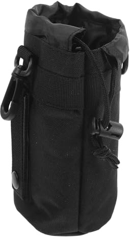 Toyvian Housse de Bouteille en Tissu Oxford Léger et Résistant Portable la Traction Étui Isolant Pratique pour Gourde 550ml pour Marche et Navigation