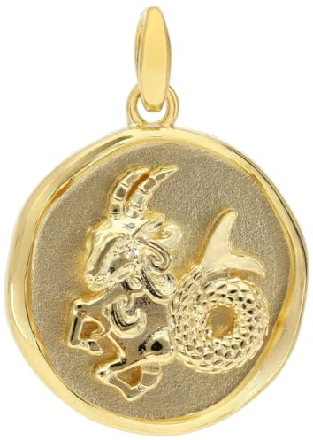 trendor Pendentif signe astrologique Capricorne, argent sterling 925
