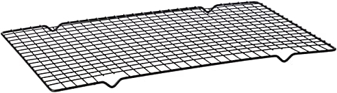 Dexam 17840904 Rectangular Non-Stick Cooling Rack, Black, 40cm x 25cm