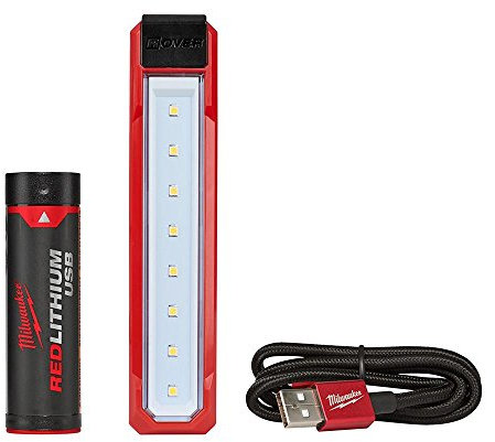 Milwaukee 2112-21 445-Lumen LED Rover ricaricabile Pocket luce di inondazione