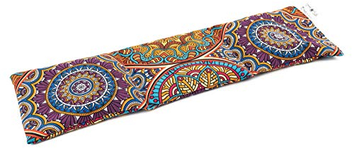 TERMOSAK Saco térmico de semillas de soja y lavanda, 45x14, cojín térmico microondas/congelador, compresa calor/frío, alta duración de producto. (004, 45x14)