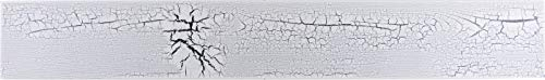 conwire Holz Wandverblender Selbstklebend Wandpaneele weiss Wand Küche Bad Fliesenspiegel Mosaikfliese Mosaikmatte Mosaikplatte