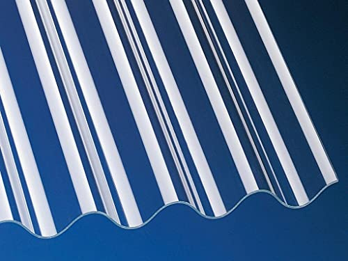 Highlux® Acrylglas-Profilplatte, 3mm Stark, P5 177/51, glasklar, glatt 920mmx1600mm