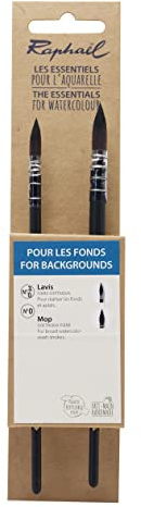 Raphaël Essentials Aquarell-Pinsel-Set, Mehrfarbig