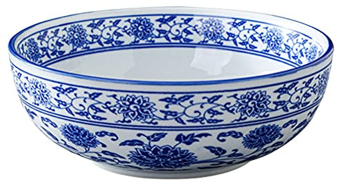 1stk Blaues Und Weißes Porzellan -schalen Aus Porzellan Suppenteller Kornflakesschüssel Holzschalen Reis Schüssel Dessert Schüssel Pasta Schüssel Keramik Geschirr Kommerziell