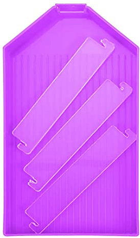 Diam ond Painting Aufbewahrungsbox Diamond Tray Organizer Holder Diy 5d Diamant Malerei Zubehör Schalen Und Wachsbehälter, Ergänzung Für Diamond Pain ting Mit Je Perlen-Sortierfach 3 X Divider
