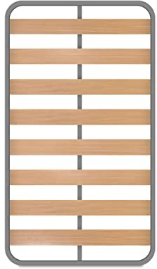 Somier Hades Sin Patas | Estructura de Madera y Estructura de Tubos de Acero | Ideal para Dormitorio y Habitación de tu Hogar | Medidas: 90 x 200 cm