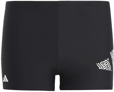 adidas Jungen Boxer Swimwear, Black/White, 116