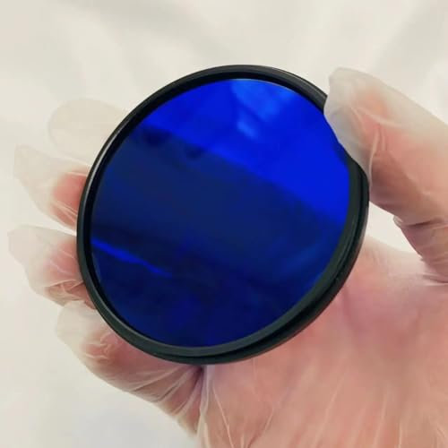 ZGYDNM Filtre combiné QB3 et KG3 Ensemble dans Un Seul Cadre, Taille d'anneau 72 mm for la Photographie Visible et Infrarouge (Size : 72mm)