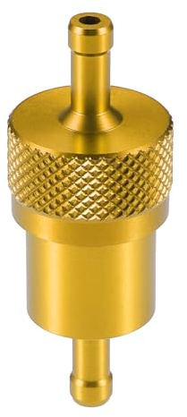 A ABSOPRO Filtre À Carburant Universel En Ligne Pour Gaz, Filtre À Essence Pour Utv, Ton Doré