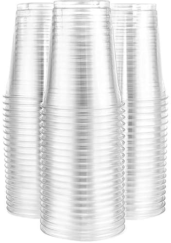 NICOLETTI BICCHIERI PET Ultra Trasparenti Bicchiere usa e getta per acqua bibite birra drink cocktail MONOUSO ALTA QUALITA' 0,3 L 0,4 L 0,5 L (1000, 400 ml)