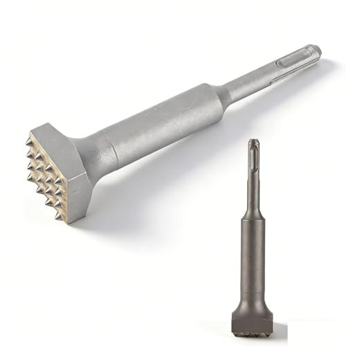 ZAWELIYO Marteau, Fleur électrique Tête Carrée Douille Marteau Foret Tête Carrée 40Cr Ciseau En Acier, Polissage du Béton